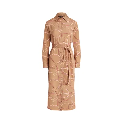 SHADNY-LONG SLEEVE-DAY DRESS, BEIGE, 0