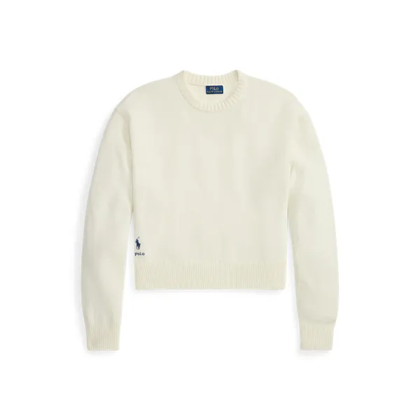 CRP CN PO-LONG SLEEVE-PULLOVER, WHITE, L