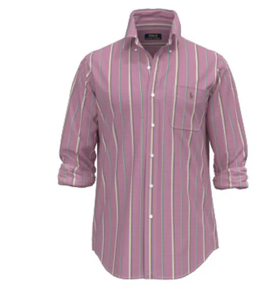 CUBDPPCS-LONG SLEEVE-SPORT SHIRT, PINK, L