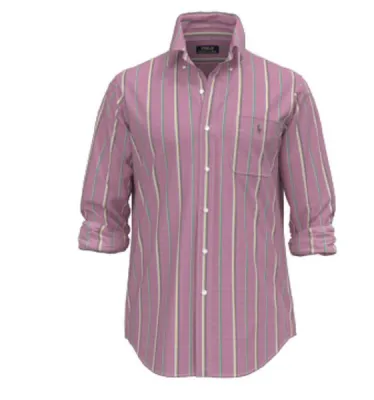 CUBDPPCS-LONG SLEEVE-SPORT SHIRT, PINK, L