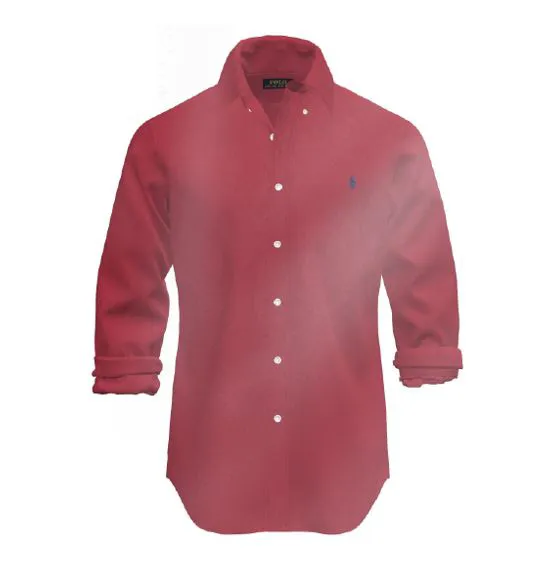 CUBDPPCS-LONG SLEEVE-SPORT SHIRT, RED, XL