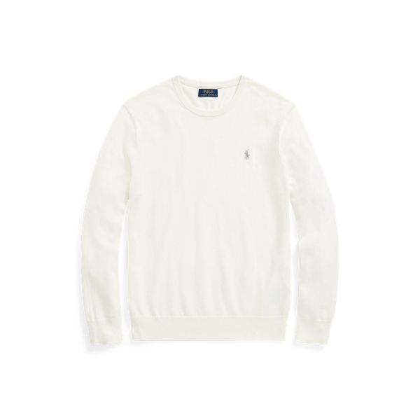LS CN PP-LONG SLEEVE-PULLOVER, WHITE, XXL