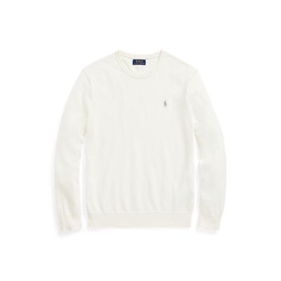 LS CN PP-LONG SLEEVE-PULLOVER, WHITE, XXL