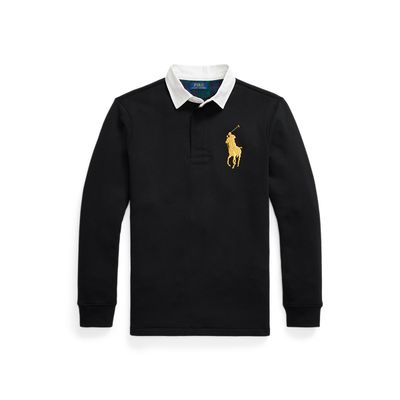 LSRUGBYM1-LONG SLEEVE-RUGBY, BLACK, XL