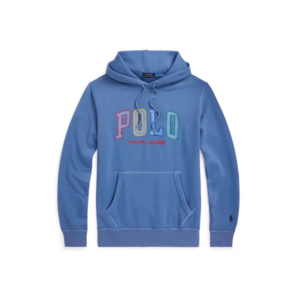 RL FLEECE-LSL-SWS, BLUE, L