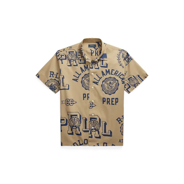 CLADY1PKSS-SHORT SLEEVE-SPORT SHIRT, BEIGE, M