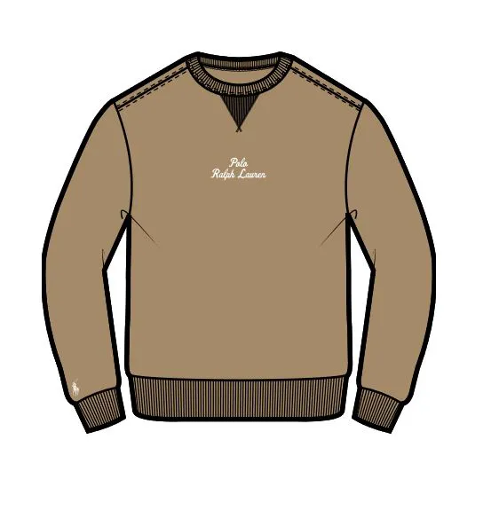 LSCNM3-LONG SLEEVE-SWEATSHIRT, BROWN, XL