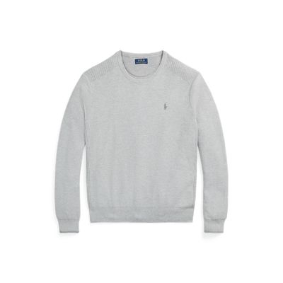 LSTXTBLKCNPP-LONG SLEEVE-PULLOVER, GREY, XXL