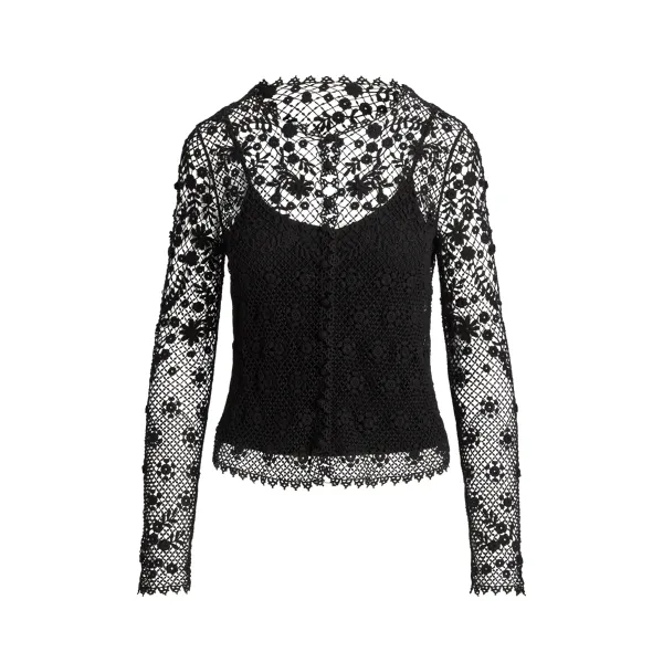 LS CAMIAN ST-LONG SLEEVE-BLOUSE, BLACK, L