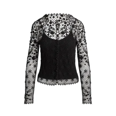 LS CAMIAN ST-LONG SLEEVE-BLOUSE, BLACK, L
