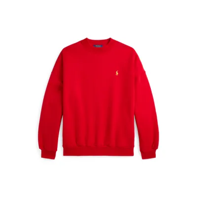 PP CN FLC-LONG SLEEVE-SWEATSHIRT, RED, L