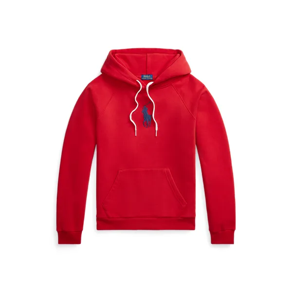 LW SEASONAL FLEECE-LSL-PLO, RED, L