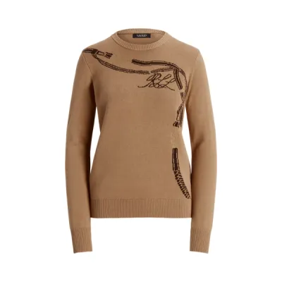 JANITRA-LONG SLEEVE-PULLOVER, BEIGE, S