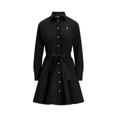 LS SHN DR-LONG SLEEVE-DAY DRESS, BLACK, 10