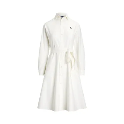 40/1 CTN PD OXFORD-LS ELA DR, WHITE, 10