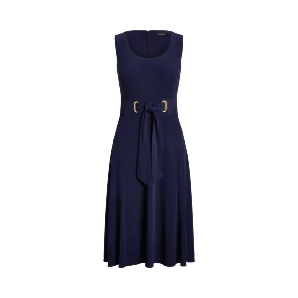 STR MATTE JERSEY-DRESS, BLUE, 0