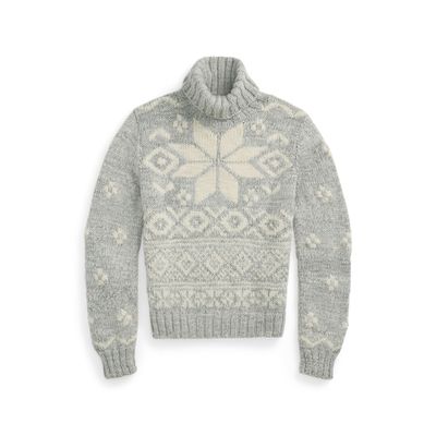 SNWFLKE TN-LONG SLEEVE-PULLOVER, GREY, L