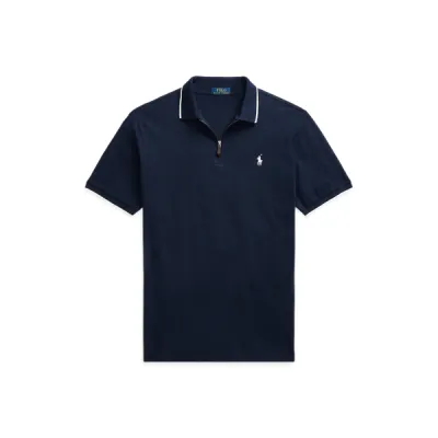 SSKCZIPM10-SHORT SLEEVE-POLO SHIRT, BLUE, XL