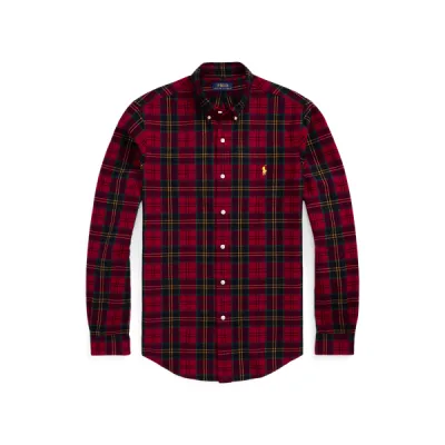 SLBDPPCS-LONG SLEEVE-SPORT SHIRT, RED, L