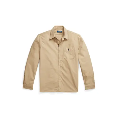 OSACANBXS-LONG SLEEVE-SPORT SHIRT, BEIGE, L