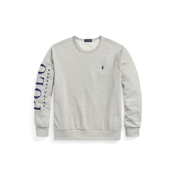 GRAPHIC FLEECE-LSL-SWS, GREY, XL