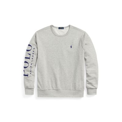 GRAPHIC FLEECE-LSL-SWS, GREY, XL