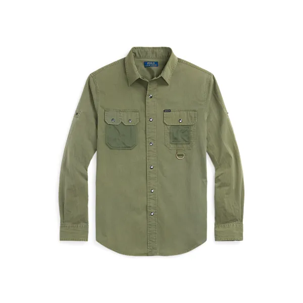 CLBSCS-LONG SLEEVE-SPORT SHIRT, GREEN, XL