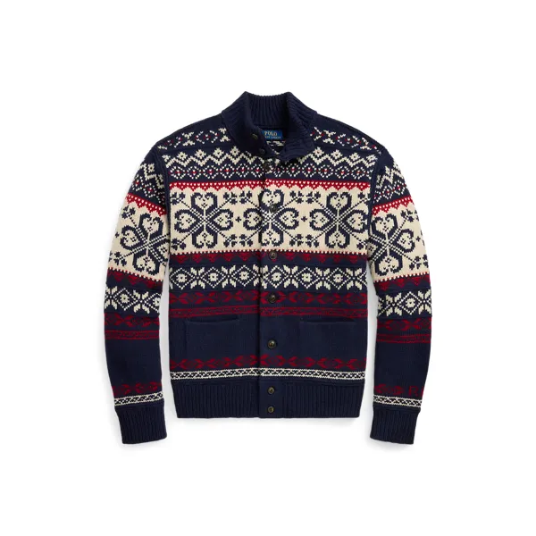 LS MN CRD-LONG SLEEVE-CARDIGAN, BLUE, L