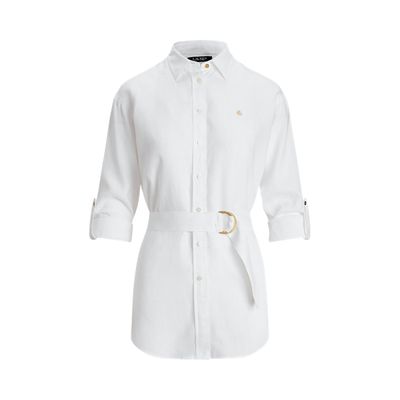 TISSUE LINEN-LS SHIRT, WHITE, XL