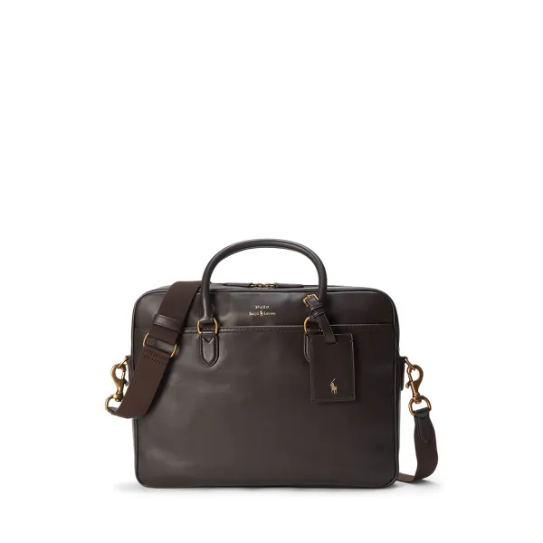 COMMUTER-BUSINESS CASE-SMOOTH LEATHER, BROWN, OSZ