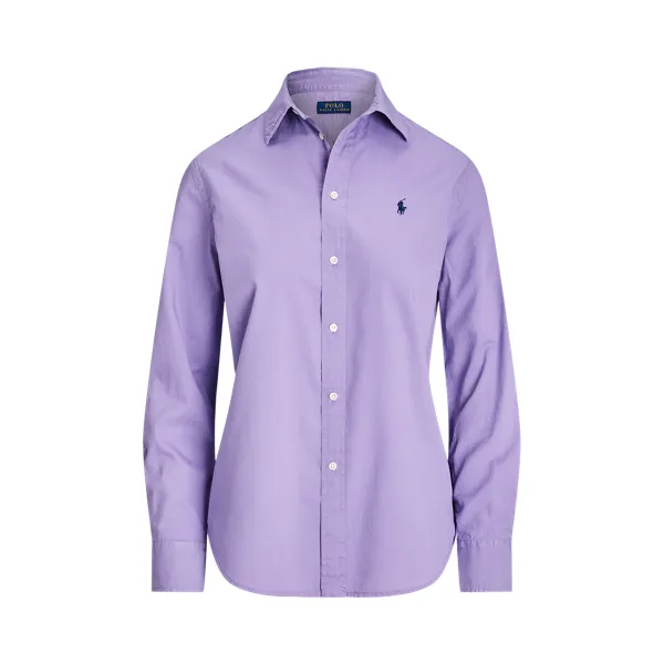 LS RX ANW ST-LONG SLEEVE-BUTTON FRONT SHIRT, PURPLE, XL