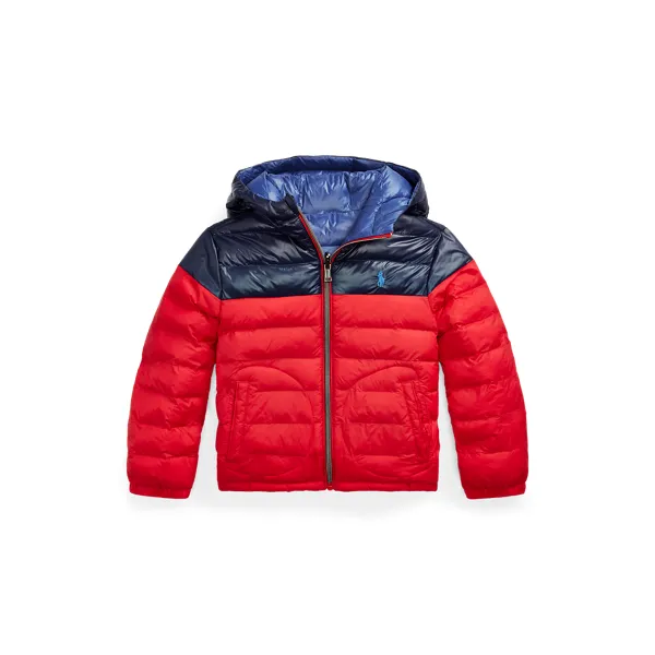 PERPETUAL NYLON-REVERSE PUFF-OW-JKT, RED, 5