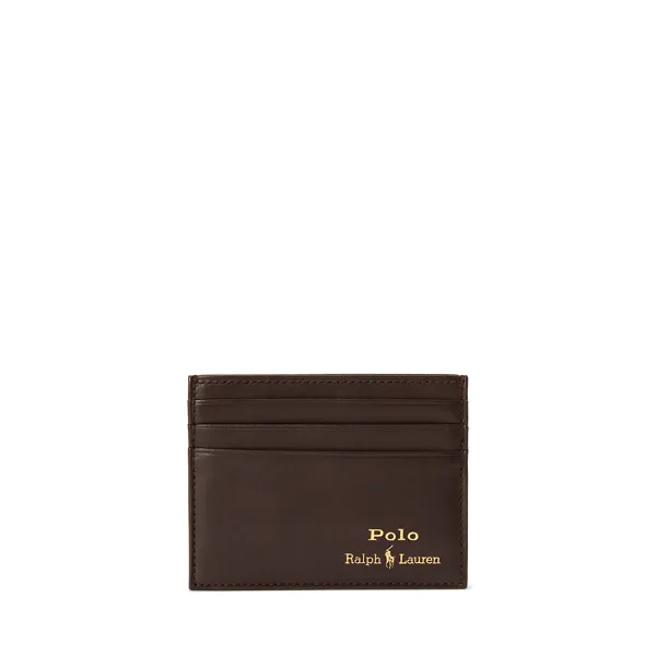 GLD FL CC-CARD CASE-SMOOTH LEATHER, BROWN, OSZ