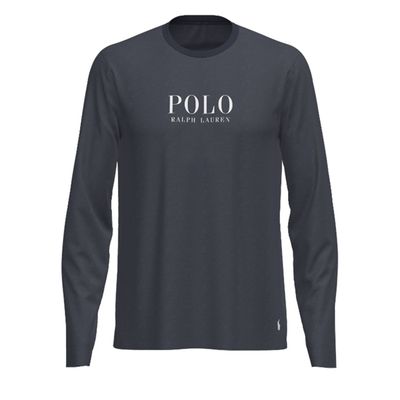 L/S CREW-SLEEP-TOP, BLUE, XL