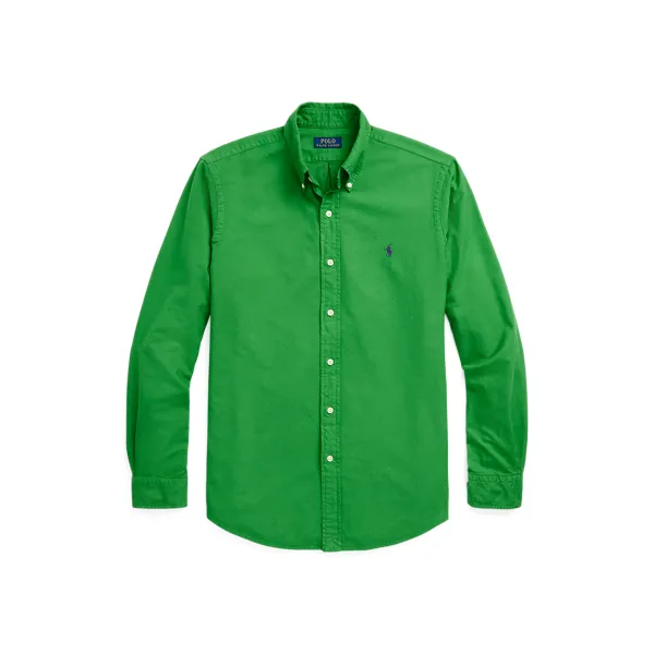 CUBDPPCS-LONG SLEEVE-SPORT SHIRT, GREEN, L