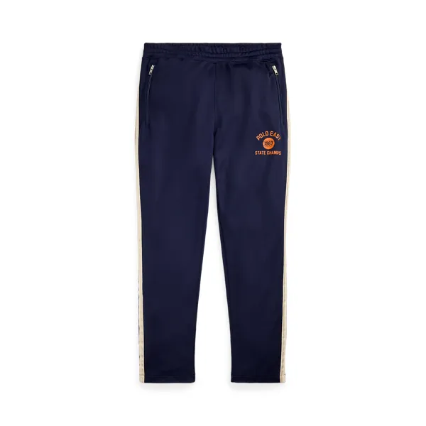 TRACKPANTM2-ATHLETIC, BLUE, L