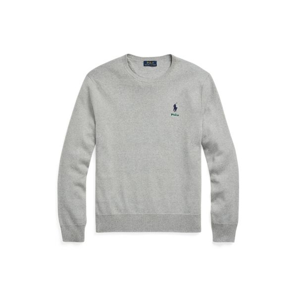 LS CN PP-LONG SLEEVE-PULLOVER, GREY, XL