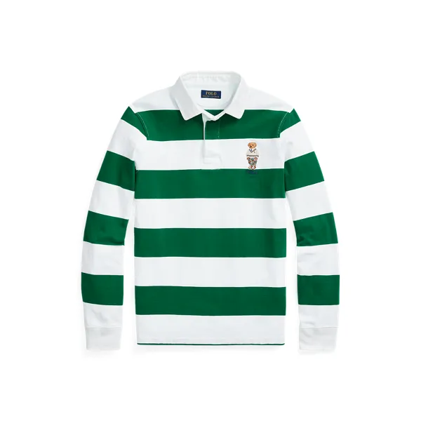 10/1 YD JERSEY-LSL-RUG, GREEN, L