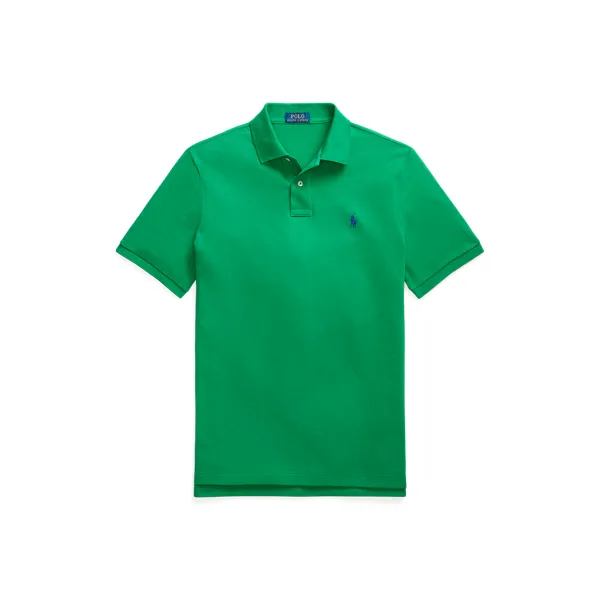 CLASSIC-SHORT SLEEVE-KNIT, GREEN, S
