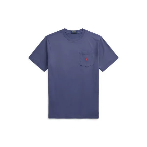 SS PKT TEE-KNIT SHIRTS-T-SHIRT, BLUE, S
