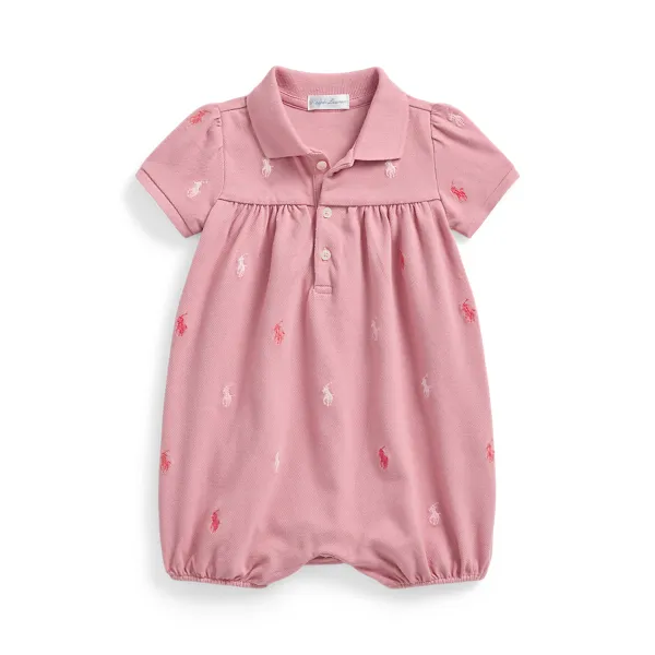 SSKCAOPPBBBL-ONE PIECE-SHORTALL, PINK, 24M