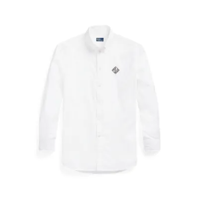 LS LIGH ST-LONG SLEEVE-BUTTON FRONT SHIRT, WHITE, L