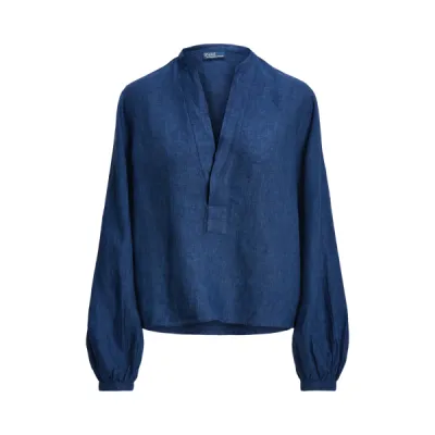 17/1 PD LINEN-LSL-BLS, BLUE, 12