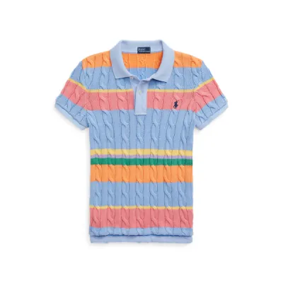 SS CBL POLO-SHORT SLEEVE-POLO SHIRT, BLUE, L