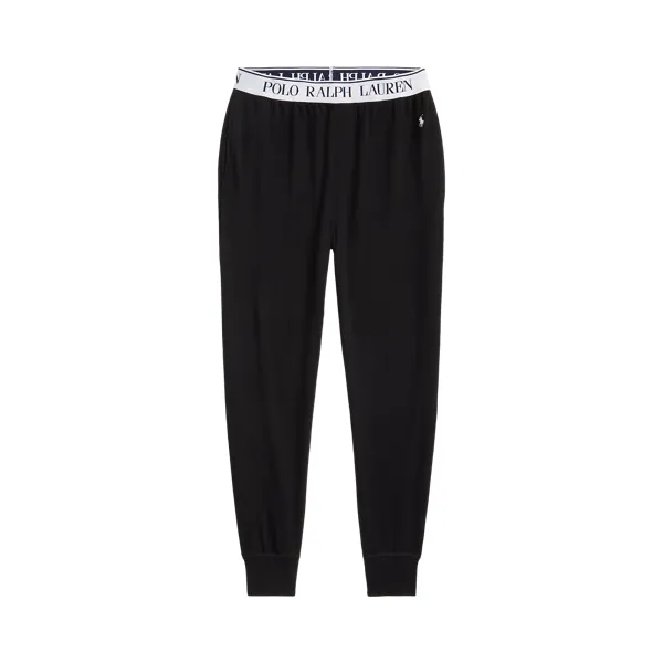 JOGGER-SLEEP-BOTTOM, BLACK, L