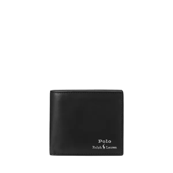 GLD FL BF-WALLET-SMOOTH LEATHER, BLACK, OSZ