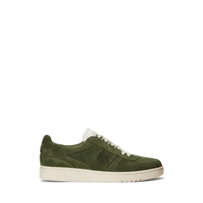 SUEDE-POLO CRT PP-SK-ATH, GREEN, 7 D