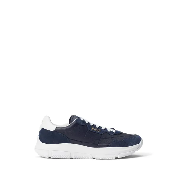 SUEDE/LEATHER-SPA RACER100-SK-LTL, BLUE, 7 D