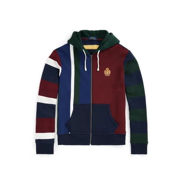 SEASONAL FLEECE-LSL-SWS, RED, M