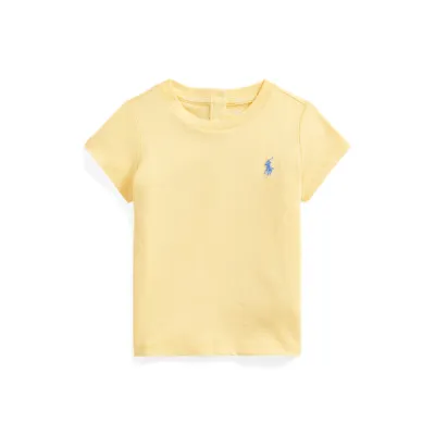 SS CN TEE-TOPS-KNIT, YELLOW, 3M
